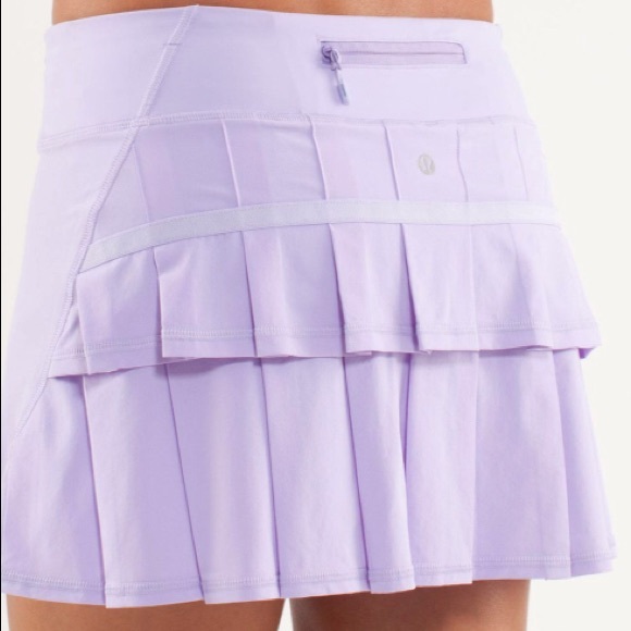 lululemon athletica Dresses & Skirts - Lululemon Run Pace Setter Skirt Regular Lilac Sz 8